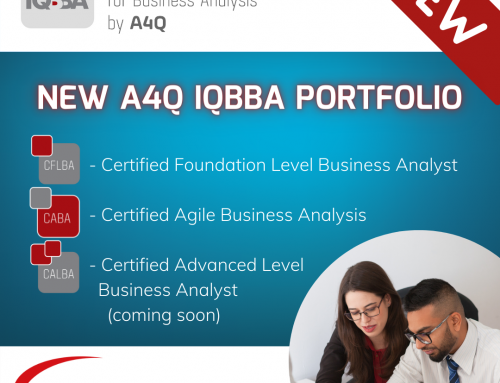 iSQI now offering A4Q IQBBA Business Analysis certification including the updated iSQI Certified Agile Business Analysis
