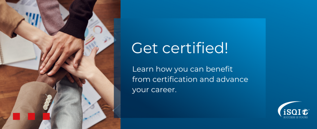 Get certified with iSQI!